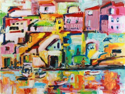 Italy Oil Painting Impressionism Ginette fine Art L