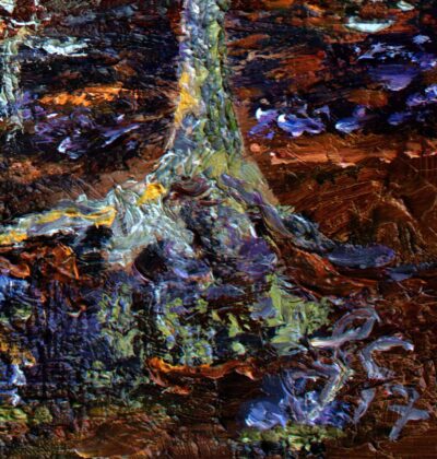 Wetland Spirit Oil on Canvas detail 2