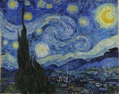 Painting After-Vang Gogh-Starry-night