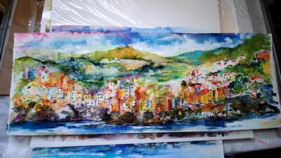 Cinque Terre Riomaggiore Italy detail studio
