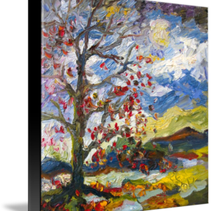 Trees Autumn Impressionism Oil Painting