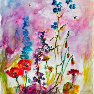 Wildflowers Watercolors Flora Art