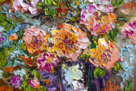 Heirloom Roses The Impressionists Oil Painting