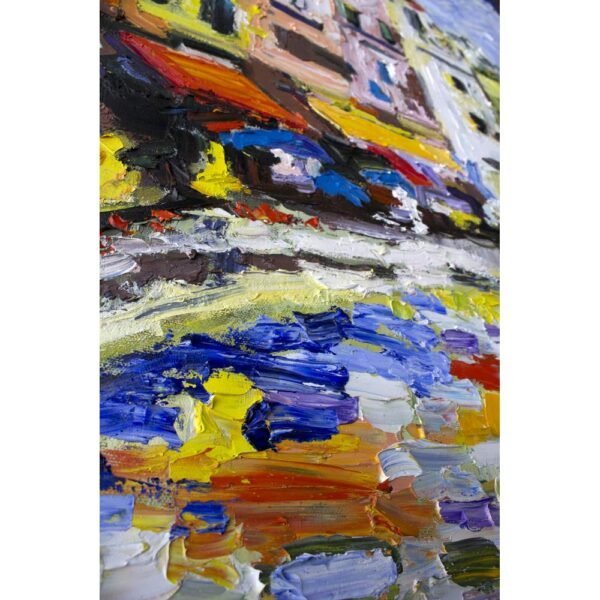 Annecy France Large Oil Painting SOLD - Image 3