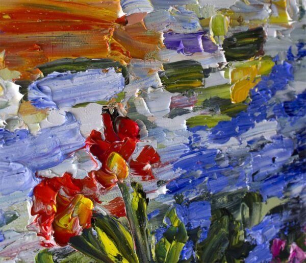Annecy France Large Oil Painting SOLD - Image 4