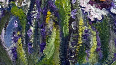 Saguaro Cactus Arizona Flower Oil Painting - Image 7
