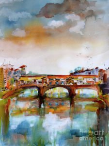 Art Print Ponte Vecchio Florence