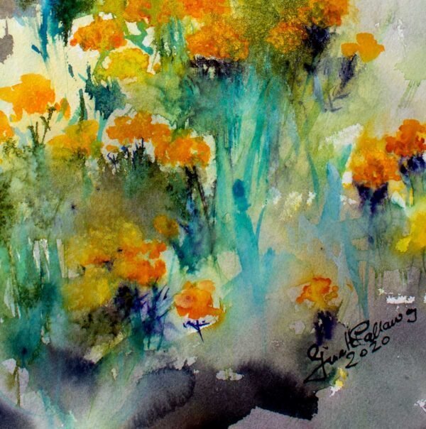 Helichrysum Medicinal Plant Watercolors