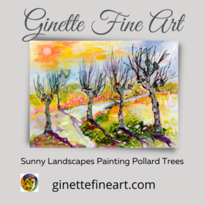 Ginette fine Art Auction Pollard Trees