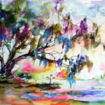 Summer In The Garden of Good and Evil Watercolor