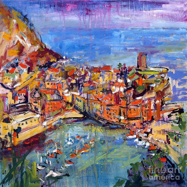 I give thanks vernazza oil painting art prints