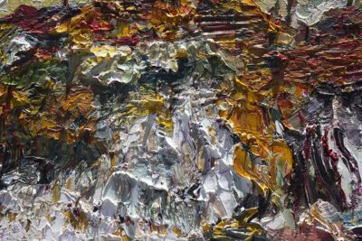 Impasto Oil Painting Landscape detail 3
