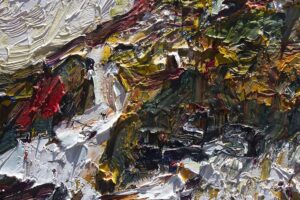 Impasto Oil Painting Landscape detail 2