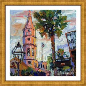 Charleston South Carolina Art Print Saint Michael's Church Sold