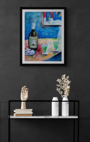 Absinthe Still Life Original Art wall