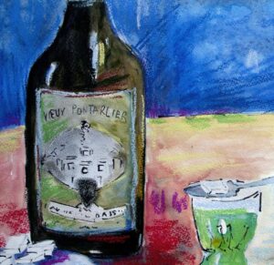 Absinthe Still Life Original Art D