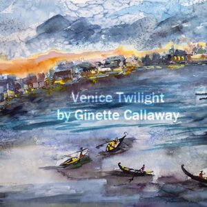 Italy Venice Twilight Grand Canal RESERVED Commission for Lee