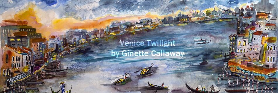 Italy Venice Twilight Grand Canal RESERVED Commission for Lee
