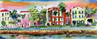 Houses Along The Battery Charleston South Carolina