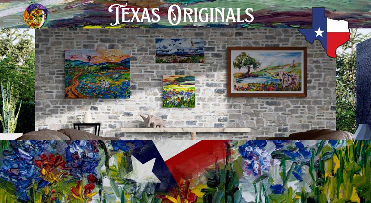 NEW oil paintings of Texas 