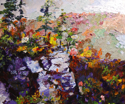 Georgia Paintings Cloudland Canyon Large Original Oil On Canvas