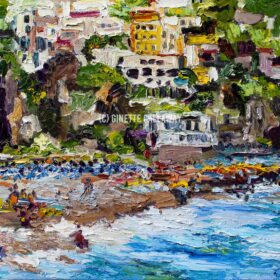 Italian Art Amalfi Beach