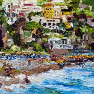 Italian Art Amalfi Beach