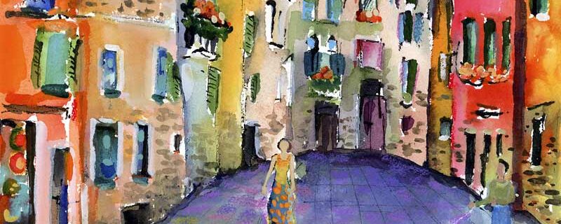 Venice in Vibrant Hues Small Paintings of Italy