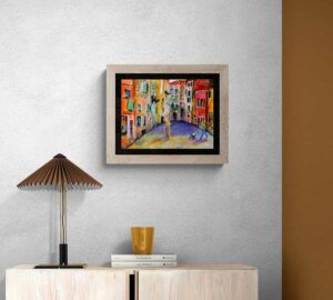 Venice in Vibrant Hues Small Paintings of Italy true size