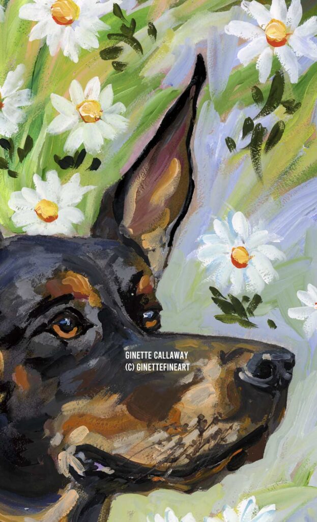 Dog Art Doberman Arko I remember You dertail 2