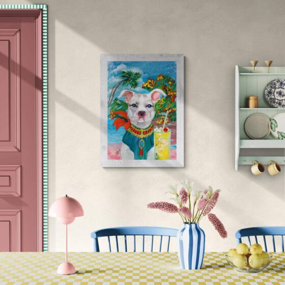 Dog Art Snowball Living His Best Life large prints