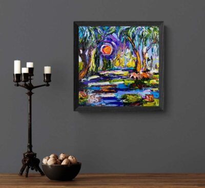 Blood Moon In The Garden Of Good and Evil Wall Example
