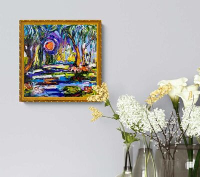 Blood Moon In The Garden Of Good and Evil Wall image True size