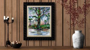 Soul Of The South Spanish Moss Tree prints