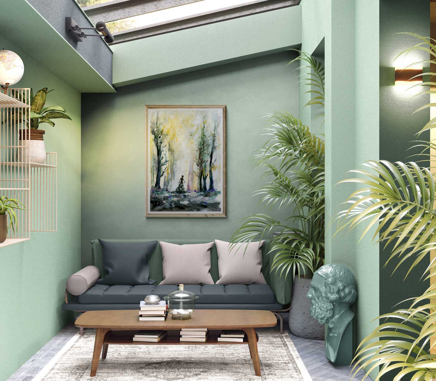 I Walk Alone Watercolor Painting Large Art prints